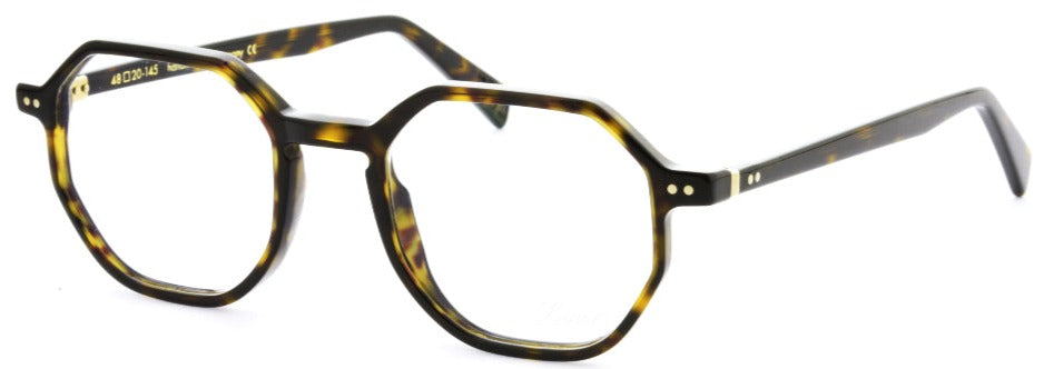 Alexander Daas - Lunor A11 455 Eyeglasses - Dark Havana - Side View