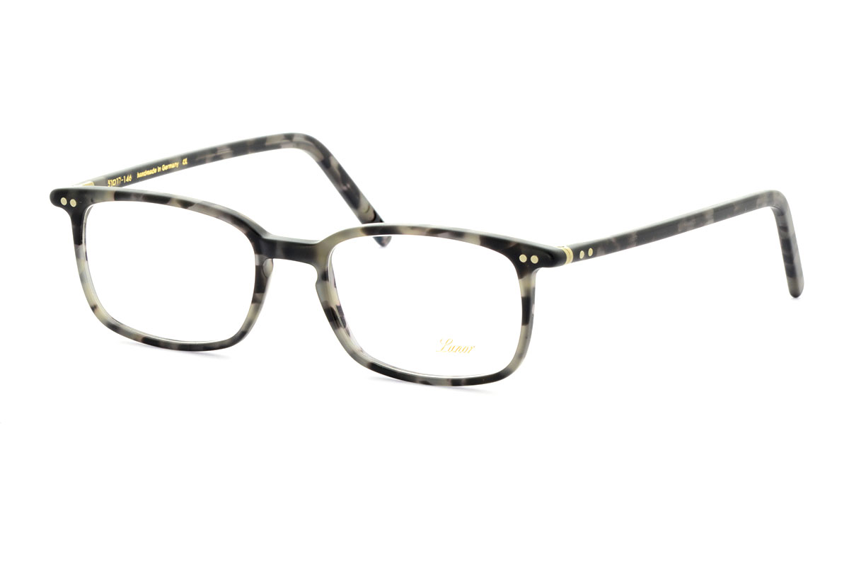 Alexander Daas - Lunor A5 232 Eyeglasses - Matte Black Havana - Angle