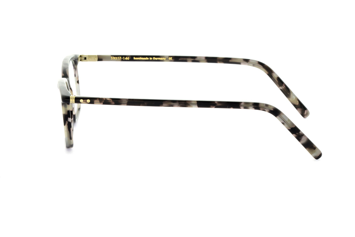 Alexander Daas - Lunor A5 232 Eyeglasses - Matte Black Havana - Side View