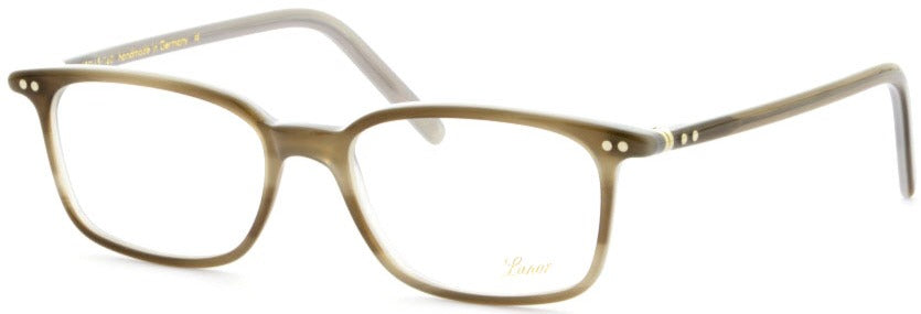 Alexander Daas - Lunor A5 601 Eyeglasses - Grey Brown Horn - Side View