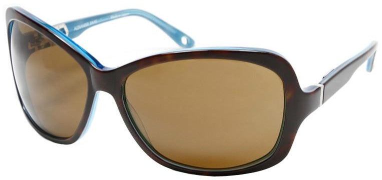Alexander Daas - Majesty Polarized Sunglasses - Dark Tortoise &amp; Blue - Side View