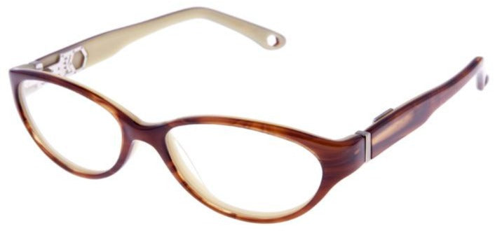 Alexander Daas - Marina Eyeglasses - Light Tortoise &amp; Creme - Side View