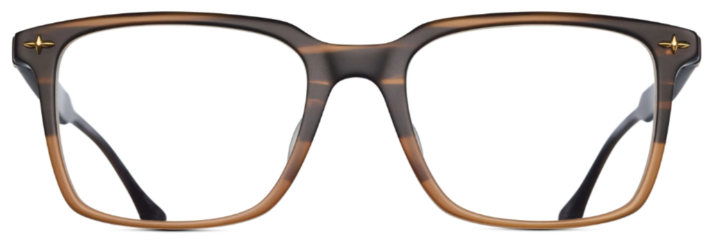 Alexander Daas - Matsuda M1018 Sunglasses - Matte Half Demi - Front View