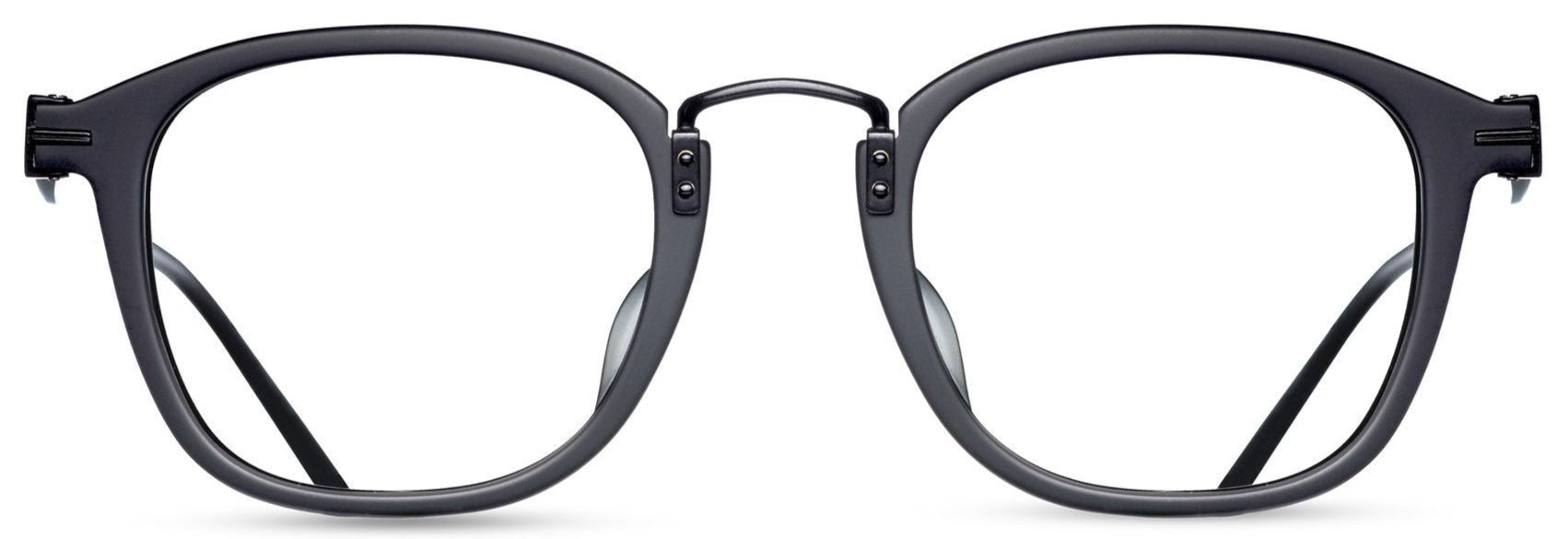 Alexander Daas - Matsuda M2015 Eyeglasses - Matte Black - Front View