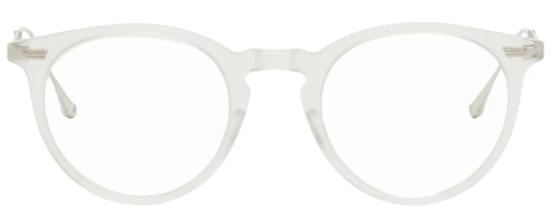 Alexander Daas - Matsuda M2026 Eyeglasses - Matte Crystal - Front View