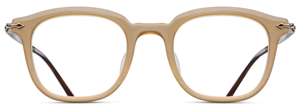 Alexander Daas - Matsuda M2039 Eyeglasses - Caramel - Front View