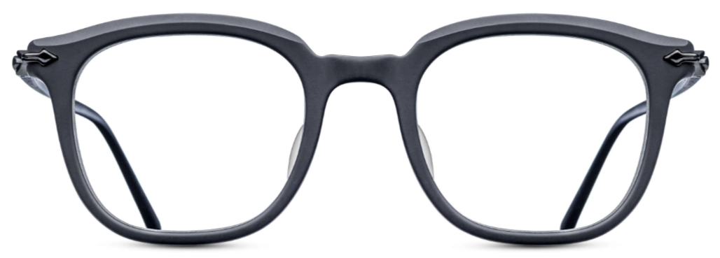 Alexander Daas - Matsuda M2039 Eyeglasses - Matte Black - Front View