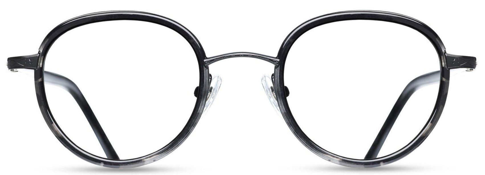 Alexander Daas - Matsuda M3006 Eyeglasses - Shiny Gray Tortoise - Front View