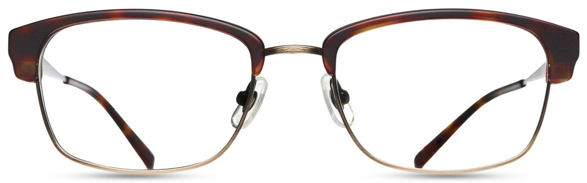 Alexander Daas - Matsuda M3022 Eyeglasses - Brushed Dark Brown - Front View