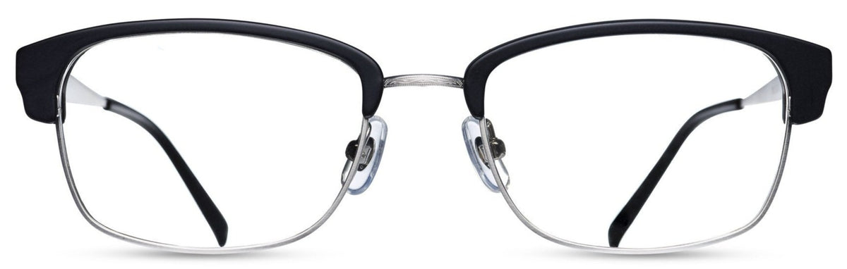 Alexander Daas - Matsuda M3022 Eyeglasses - Brushed Silver - Front View