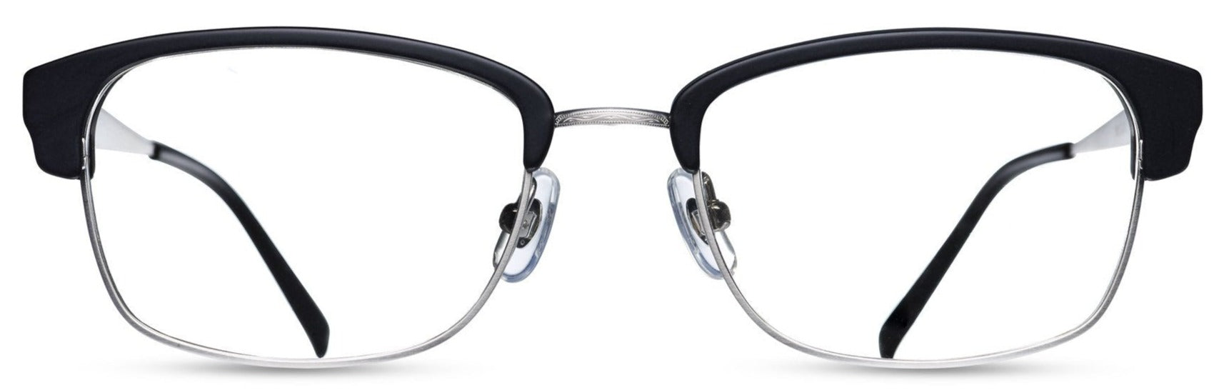 Alexander Daas - Matsuda M3022 Eyeglasses - Brushed Silver - Front View