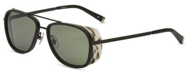 Alexander Daas - Matsuda M3023 Sunglasses - Matte Black - Side View