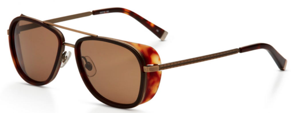 Alexander Daas - Matsuda M3023 Sunglasses - Matte Dark Tortoise - Side View