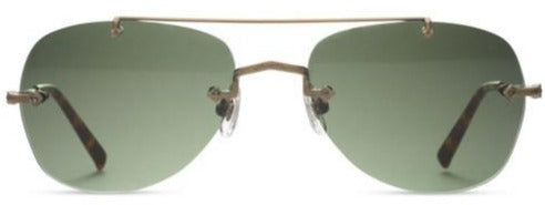Alexander Daas - Matsuda M3038 Sunglasses - Antique Gold - Front View
