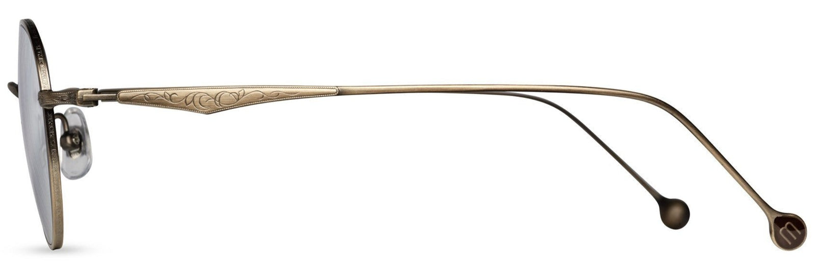 Alexander Daas - Matsuda M3043 Eyeglasses - Antique Gold - Side View