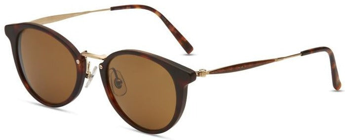 Alexander Daas - Matsuda M9001 Sunglasses - Matte Brown - Side View