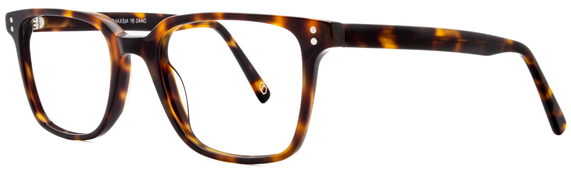 Alexander Daas - Matteo Eyeglasses - Tortoise - Side View