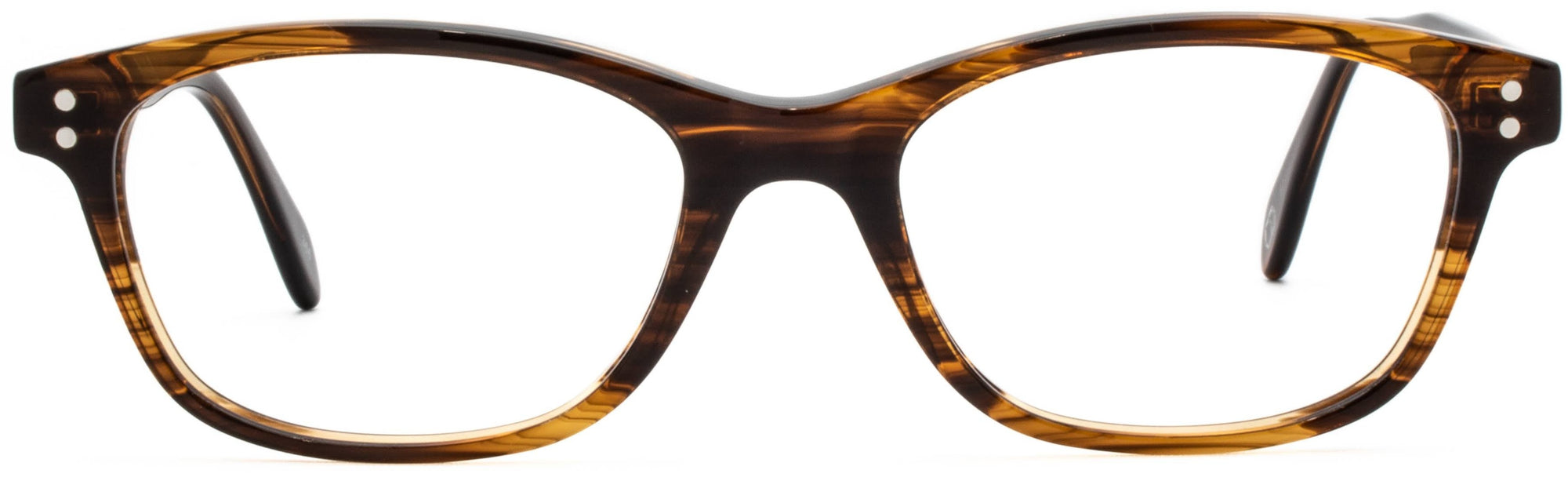 Alexander Daas - Mia Eyeglass - Tortoise Striate - Front View