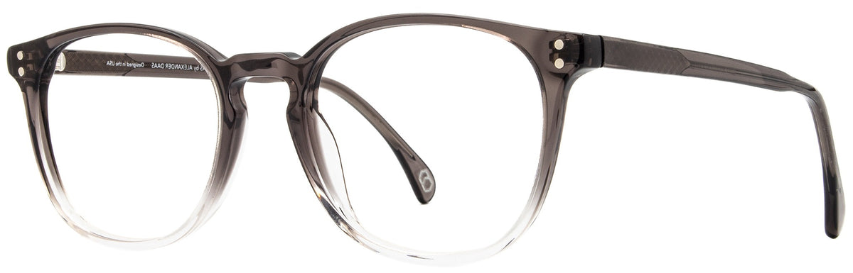 Alexander Daas - Milan Eyeglasses - Gray Gradient - Side View