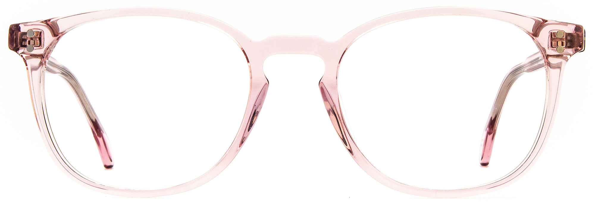 Alexander Daas - Milan Eyeglasses - Pink Crystal - Front View