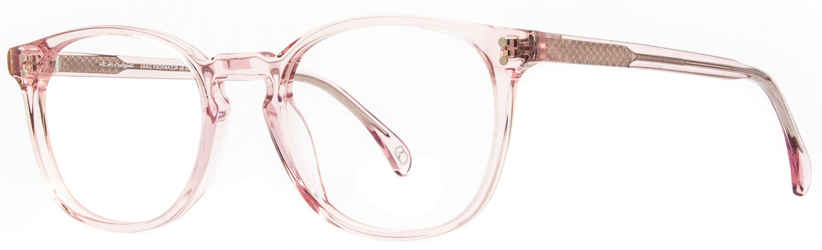Alexander Daas - Milan Eyeglasses - Pink Crystal - Side View