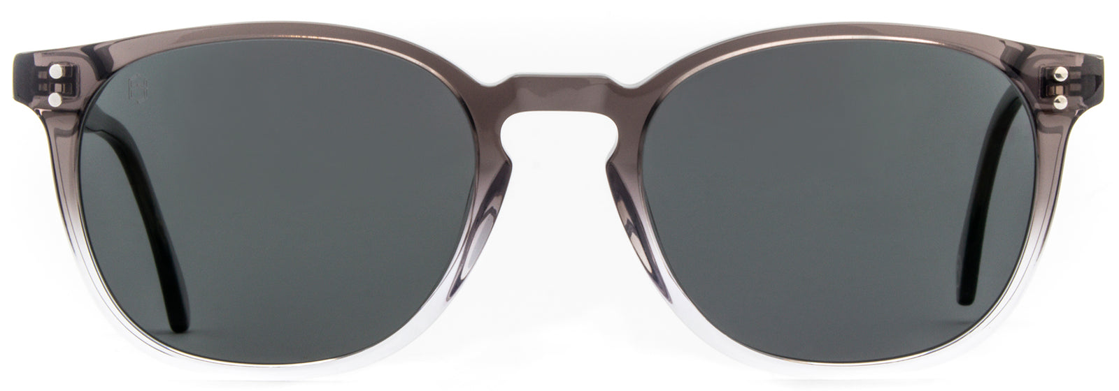 Alexander Daas Milan 51 Gray Gradient sunglasses | Gray Polarized AR Coated Lenses