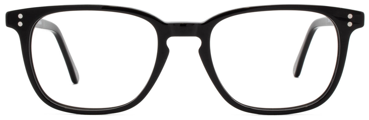 Alexander Daas - Mischa Eyeglasses - Black - Front View