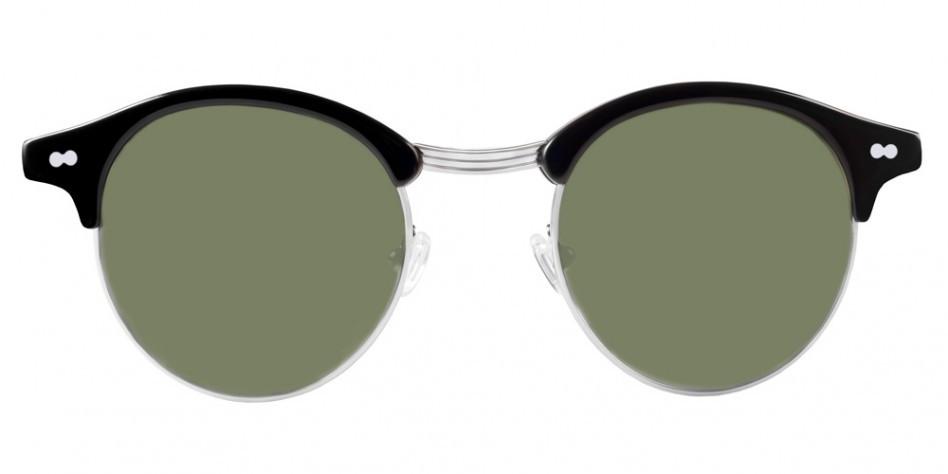 Alexander Daas - Moscot Aidim Sunglasses - Black & Silver - Front View