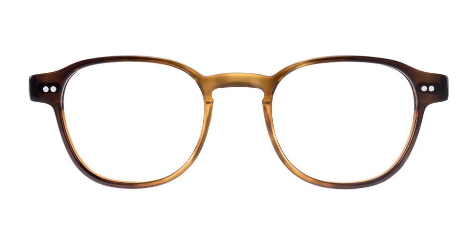 Alexander Daas - Moscot Arthur Eyeglasses - Tobacco - Front View