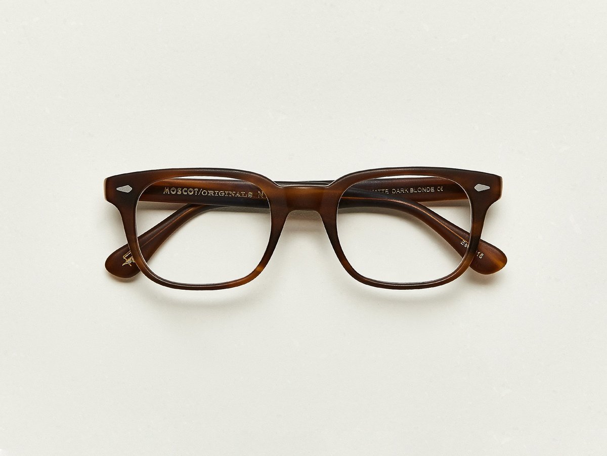 Alexander Daas - Moscot Boychik Eyeglasses - Matte Dark Blonde - Front View