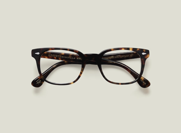 Alexander Daas - Moscot Boychik Eyeglasses - Tortoise - Front View