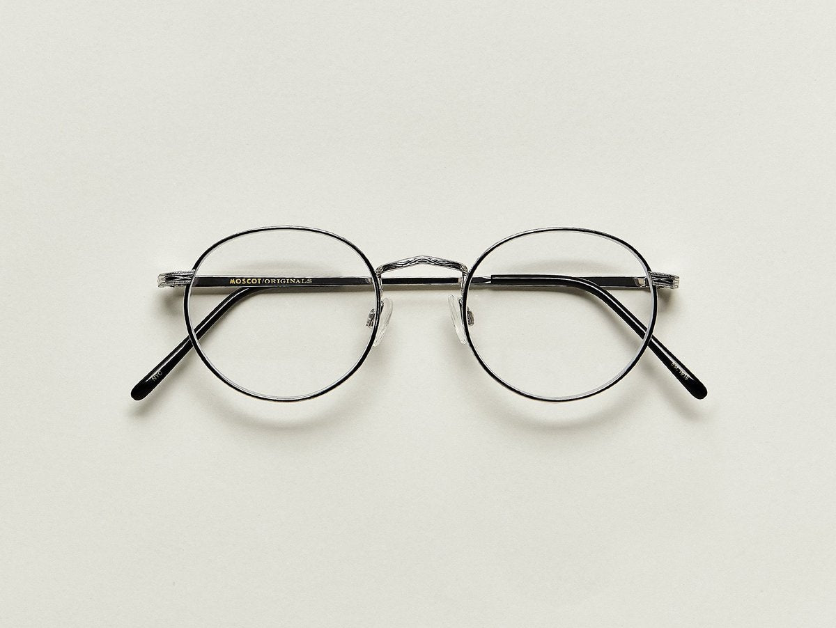 Alexander Daas - Moscot Dov Eyeglasses - Silver - Front View