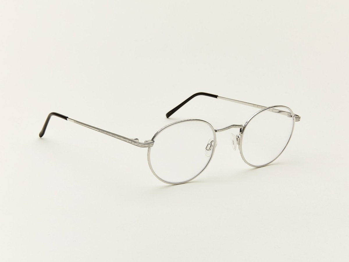 Alexander Daas - Moscot Dov Eyeglasses - Silver - Side View