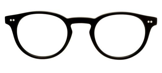 Alexander Daas - Moscot Frankie Eyeglasses - Matte Black - Front View