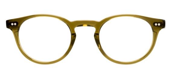 Alexander Daas - Moscot Frankie Eyeglasses - Olive Tortoise - Front View