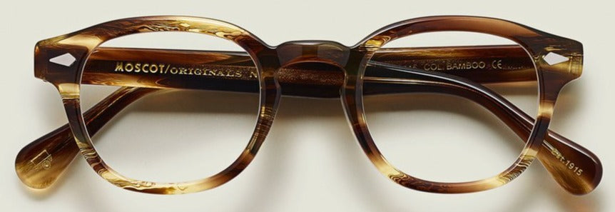 Alexander Daas - Moscot Lemtosh Eyeglasses - Bamboo - Front View