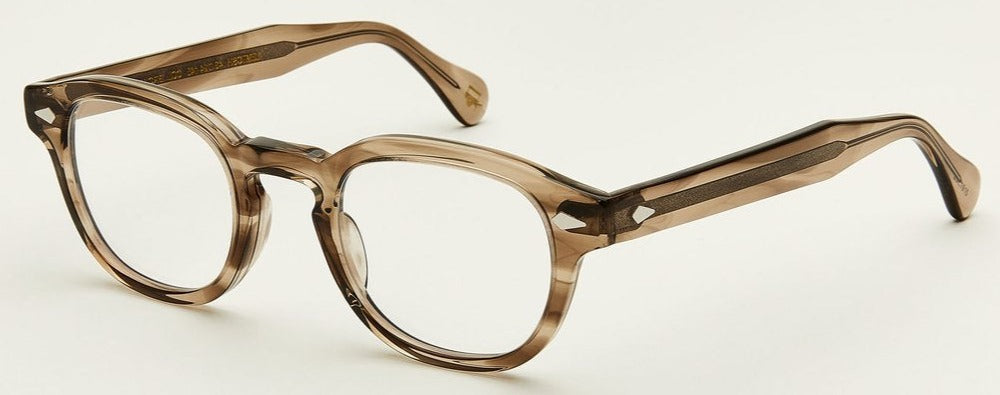 Alexander Daas - Moscot Lemtosh Eyeglasses - Brown Ash - Side View