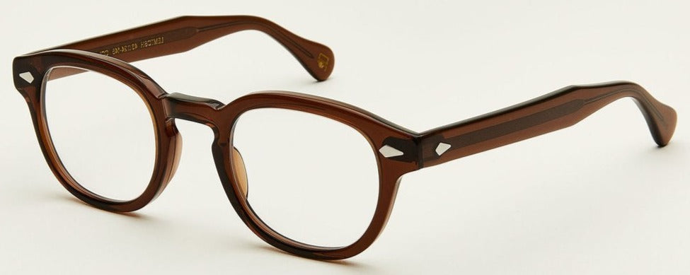 Alexander Daas - Moscot Lemtosh Eyeglasses - Brown - Side View