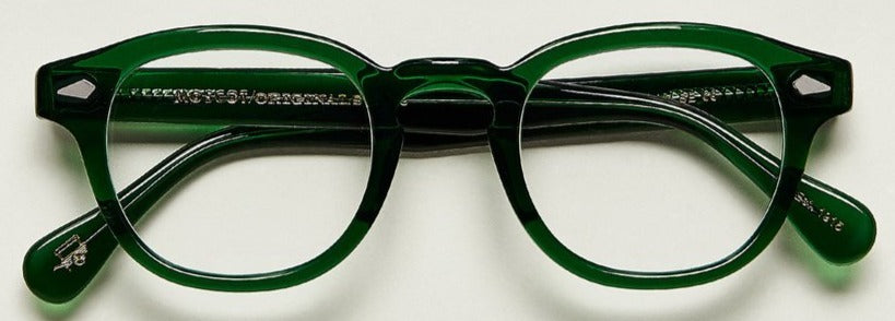 Alexander Daas - Moscot Lemtosh Eyeglasses - Emerald - Front View