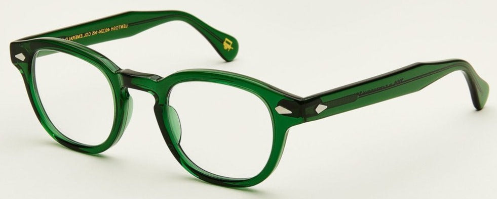 Alexander Daas - Moscot Lemtosh Eyeglasses - Emerald - Side View