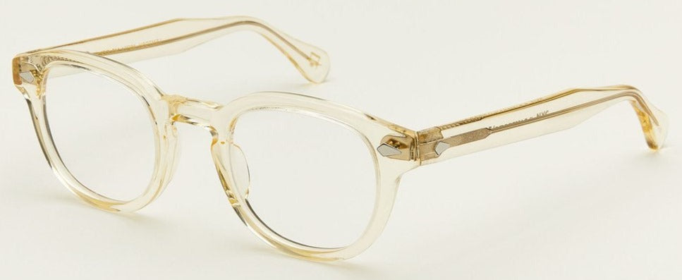 Alexander Daas - Moscot Lemtosh Eyeglasses - Flesh - Side View