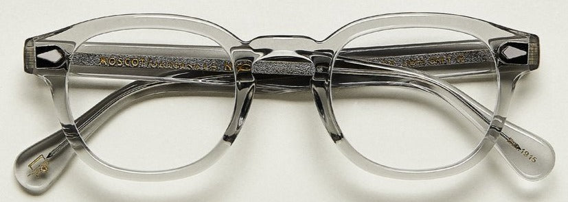 Alexander Daas - Moscot Lemtosh Eyeglasses - Light Grey - Front View