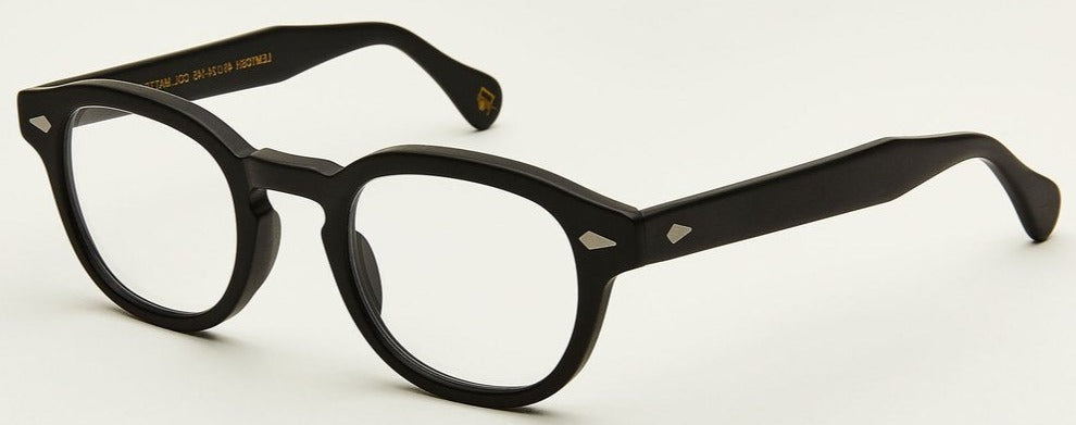 Alexander Daas - Moscot Lemtosh Eyeglasses - Matte Black - Side View