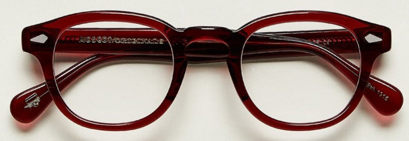 Alexander Daas - Moscot Lemtosh Eyeglasses - Ruby - Front View