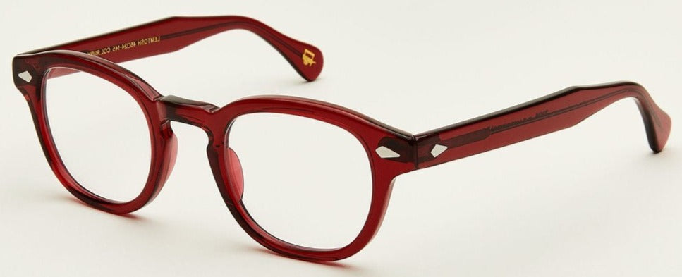 Alexander Daas - Moscot Lemtosh Eyeglasses - Ruby - Side View