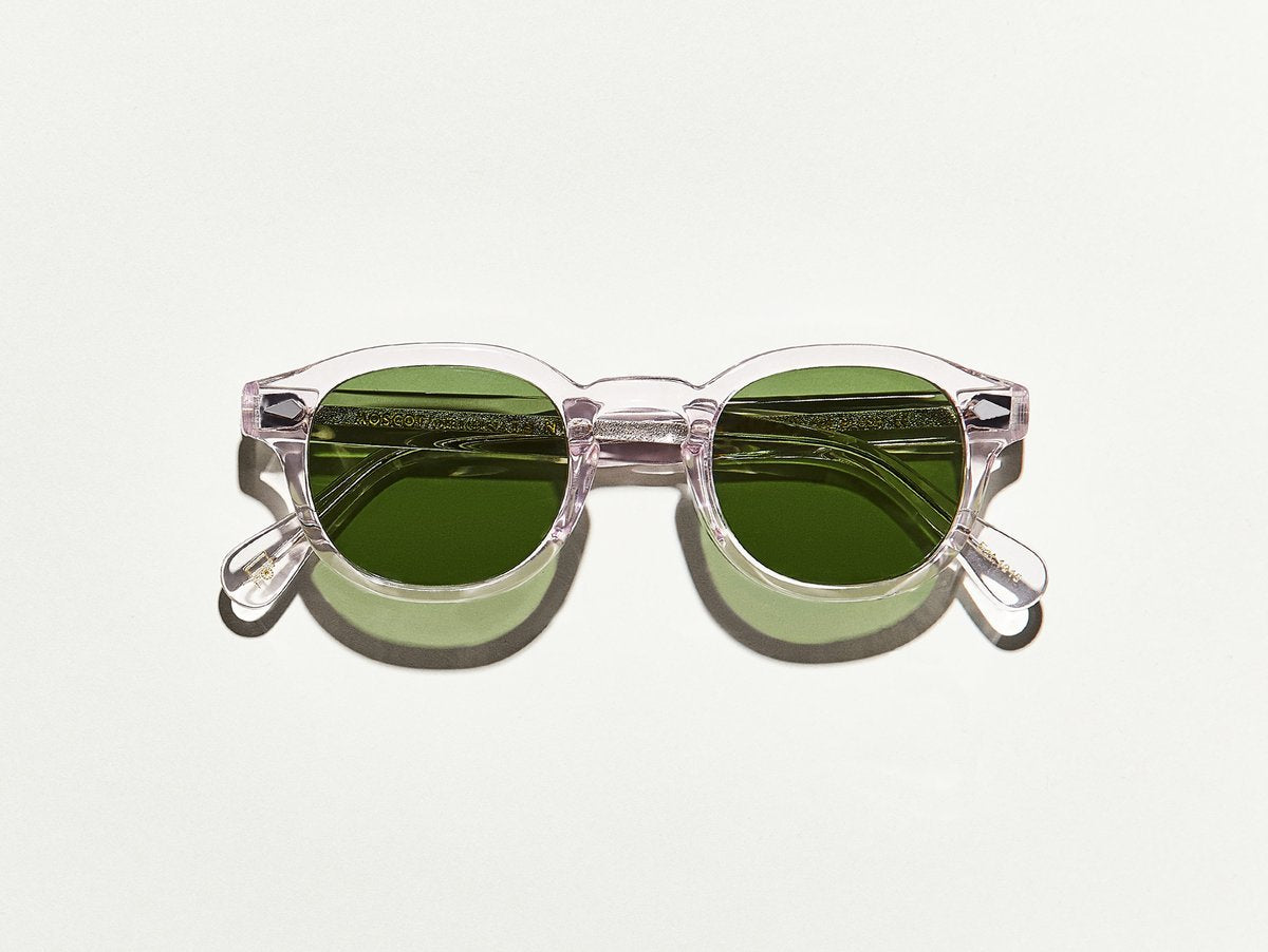 Alexander Daas - Moscot Lemtosh Sunglasses - Blush & Calibar Green - Front View