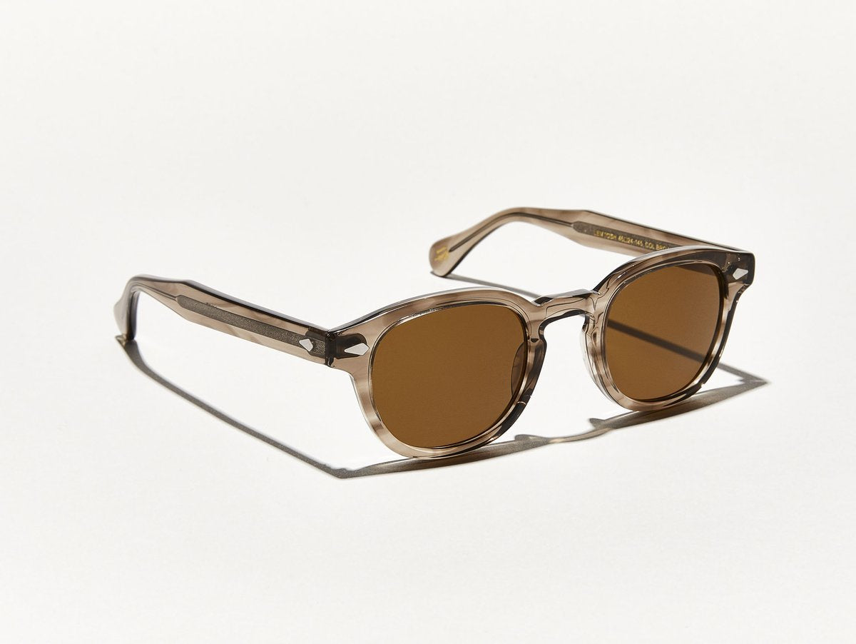 Alexander Daas - Moscot Lemtosh Sunglasses - Brown Ash & Brown - Side View