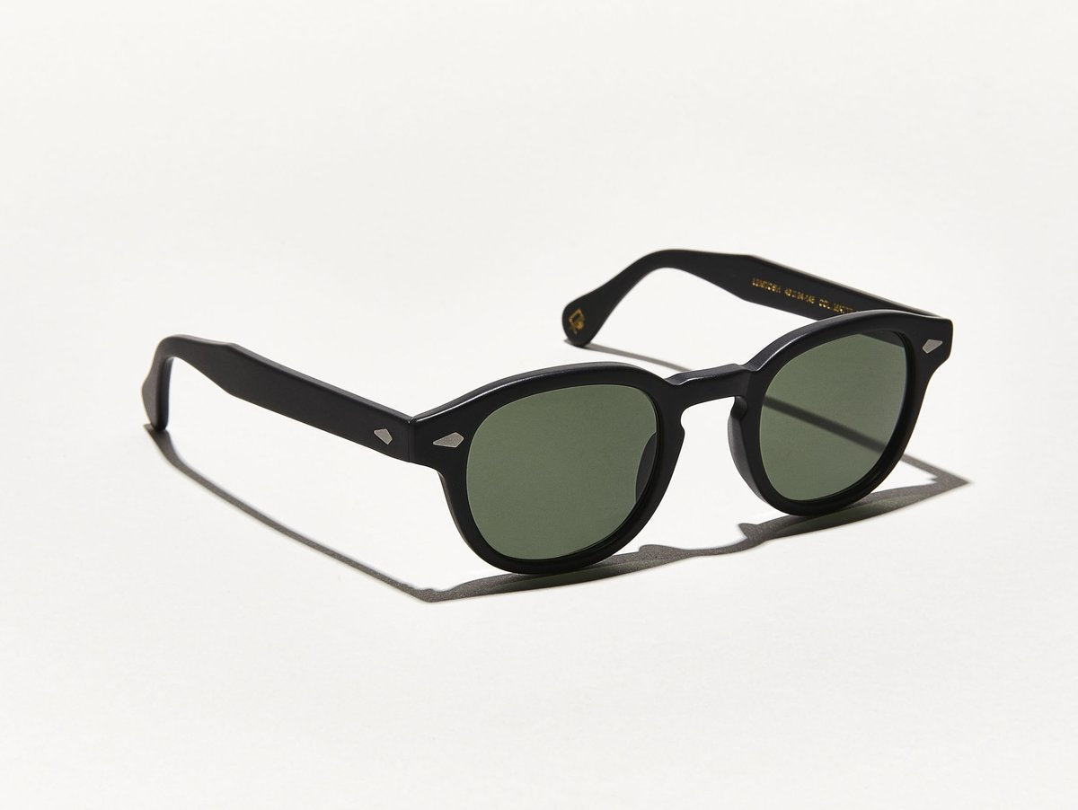 Alexander Daas - Moscot Lemtosh Sunglasses - Matte Black - Side View