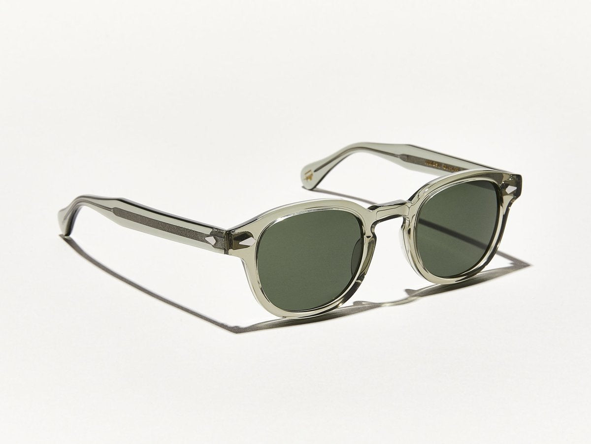 Alexander Daas - Moscot Lemtosh Sunglasses - Sage - Side View