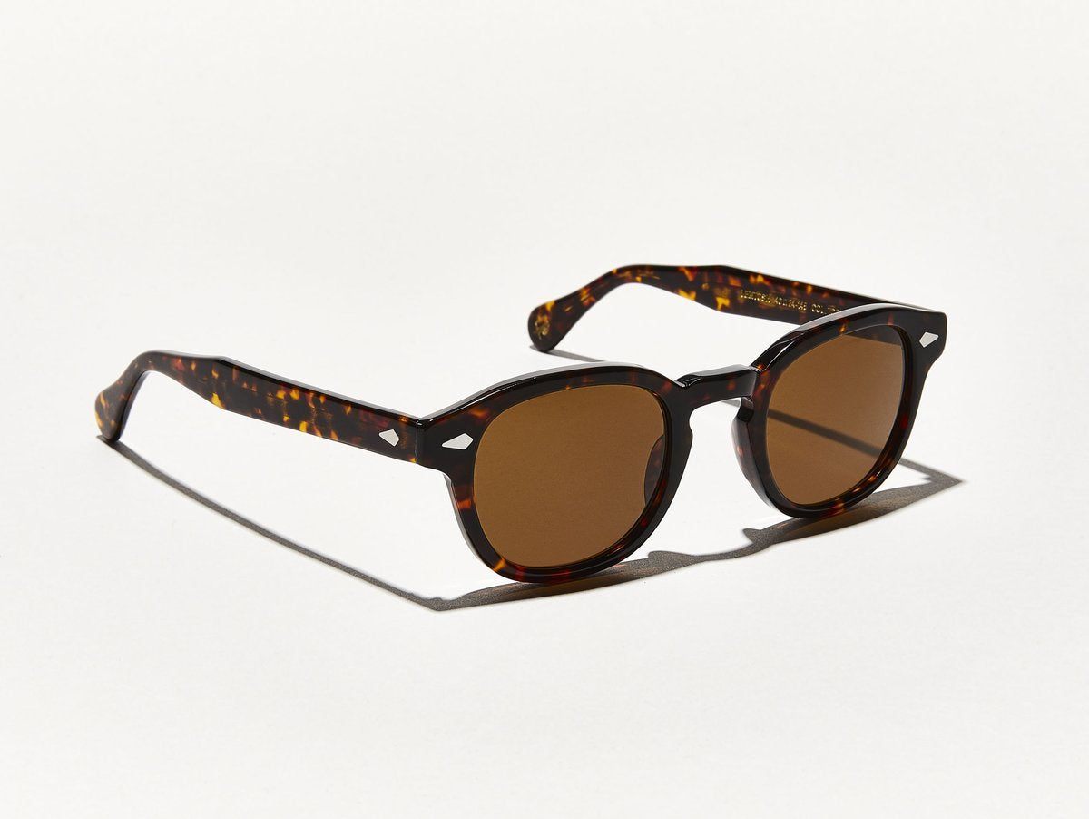 Alexander Daas - Moscot Lemtosh Sunglasses - Tortoise & Cosmitan Brown - Side View